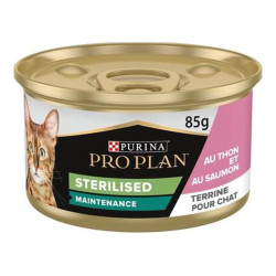 Purina Pro Plan Maintenance chat adulte stérilisé terrine saumon et thon 24 X 85gr