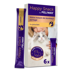 Feliway Happy Snack chat friandises poulet boîte de 6 x 15gr