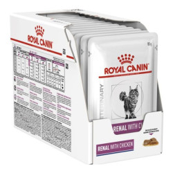 Royal Canin Rénal chat adulte 12 sachets repas poulet de 85gr